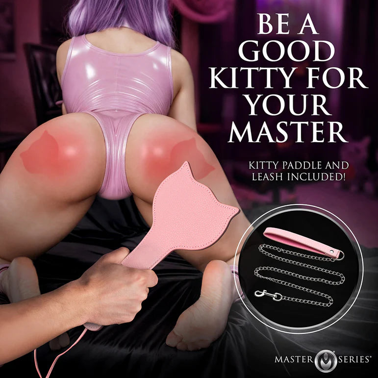 Master Series Kitty Bondage Set Vegan Leather Pink Kit