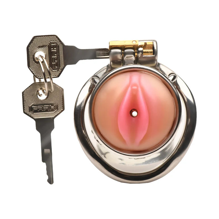 Master Series Pussy Boy Metal Chastity Cage