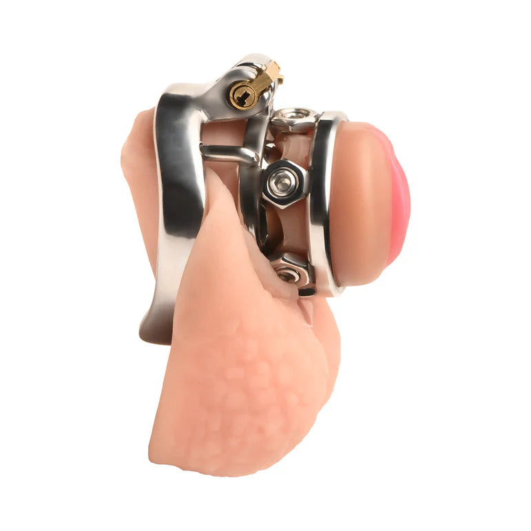 Master Series Pussy Boy Metal Chastity Cage