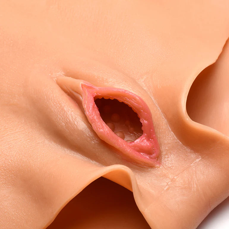 Master Series Pussy Panties Silicone Vagina + Ass Panties M