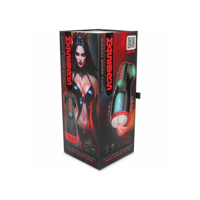 Masturs Raven Shadow Sinner Multi Function Masturbator