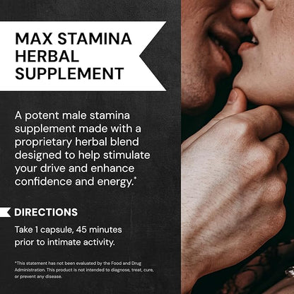 MaxStamina Maximum Sexual Stimulant 30-Capsule Bottle