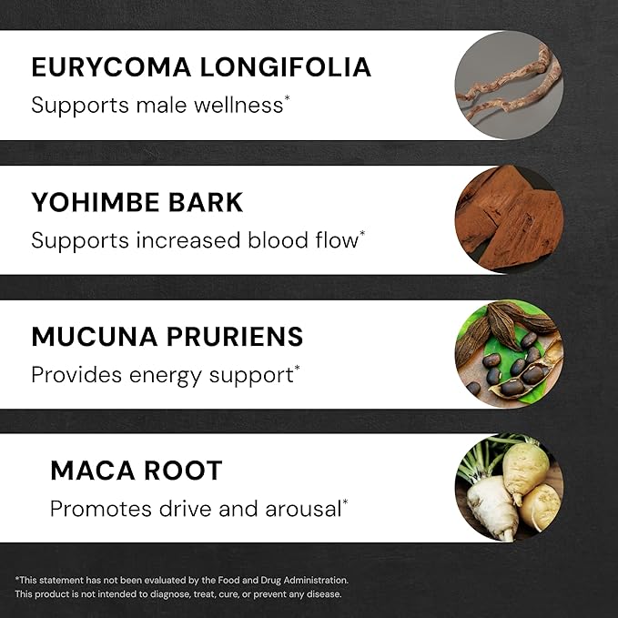 MaxStamina Maximum Sexual Stimulant 30-Capsule Bottle