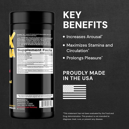 MaxStamina Maximum Sexual Stimulant 30-Capsule Bottle