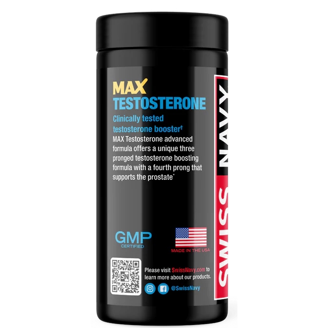 MaxTestosterone 60ct Bottle