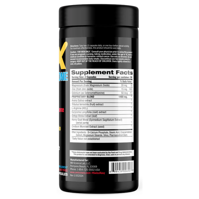 MaxTestosterone 60ct Bottle