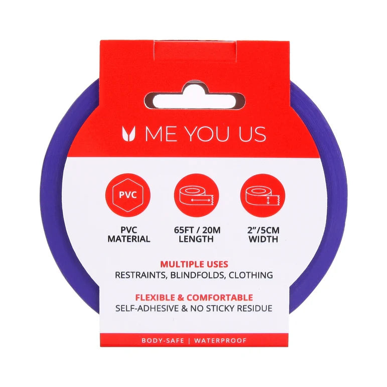 Me You Us Bound To Please Bondage Tape Restraints Purple 20m