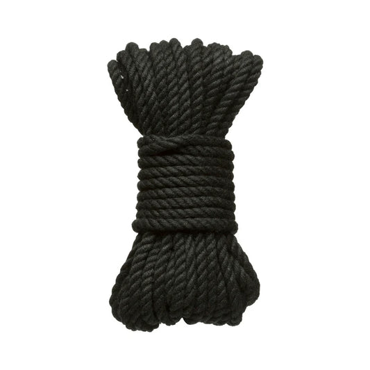 Merci Bind & Tie 6mm Hemp Bondage Rope 30 ft. Black