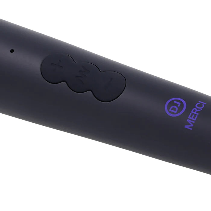 Merci Power Wand Ultra-Powerful Silicone Wand Massager Black Violet
