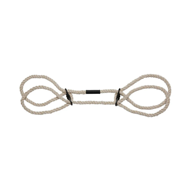 Merci Restrain 6mm Hemp Wrist or Ankle Cuffs Natural