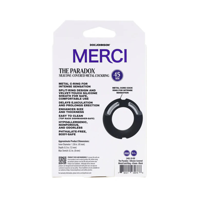 Merci The Paradox Silicone-Covered Metal C-Ring 45mm