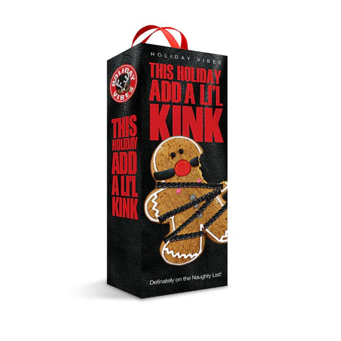 Naughty List Gift Add A Li'l Kink Blindfold Wrist & Ankle Sashes With Storage Bag