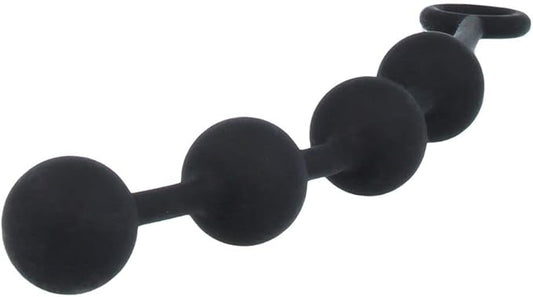 Nexus EXCITE Silicone Anal Beads Small Black