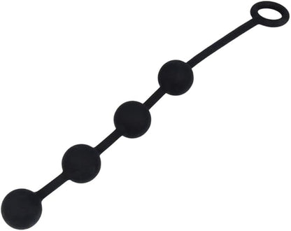 Nexus EXCITE Silicone Anal Beads Small Black