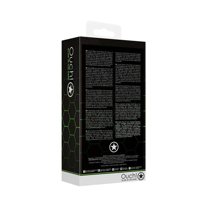 Ouch! Glow in the Dark Body Harness Neon Green L/XL