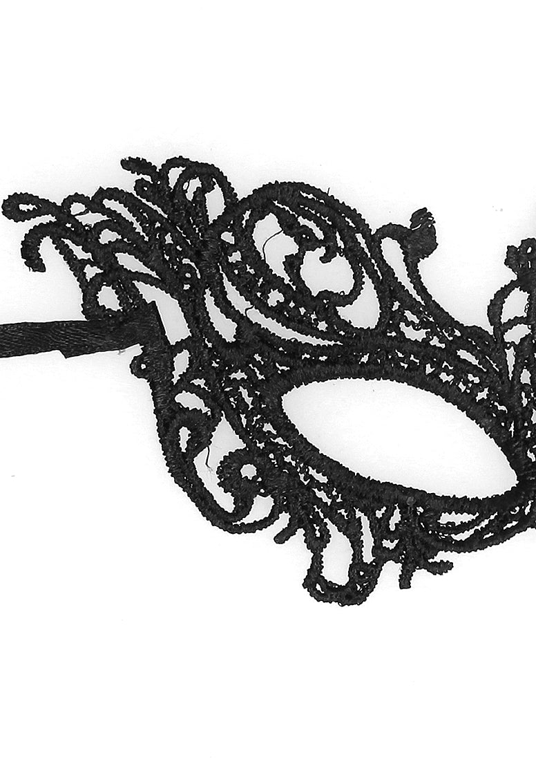 Ouch! Royal Lace Eye Mask Black