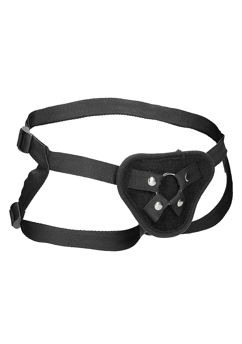 Ouch! Velvet Adjustable Strap-On Harness Black
