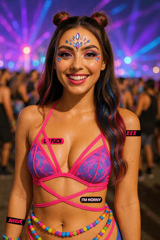 Ouchie Stix by Neva Nude Naughty Naughty XXX Bandages 40-Pack