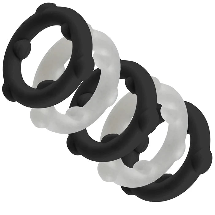 Oxballs Gearheads 5-Pack Spinner Rings Black/Vapor