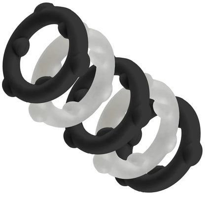 Oxballs Gearheads 5-Pack Spinner Rings Black/Vapor