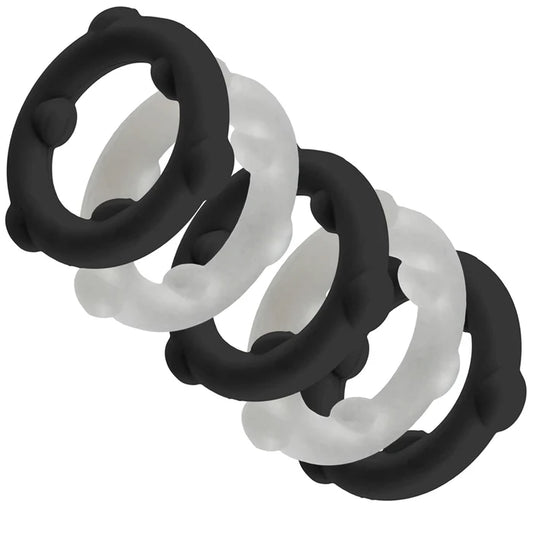Oxballs Gearheads 5-Pack Spinner Rings Black/Vapor