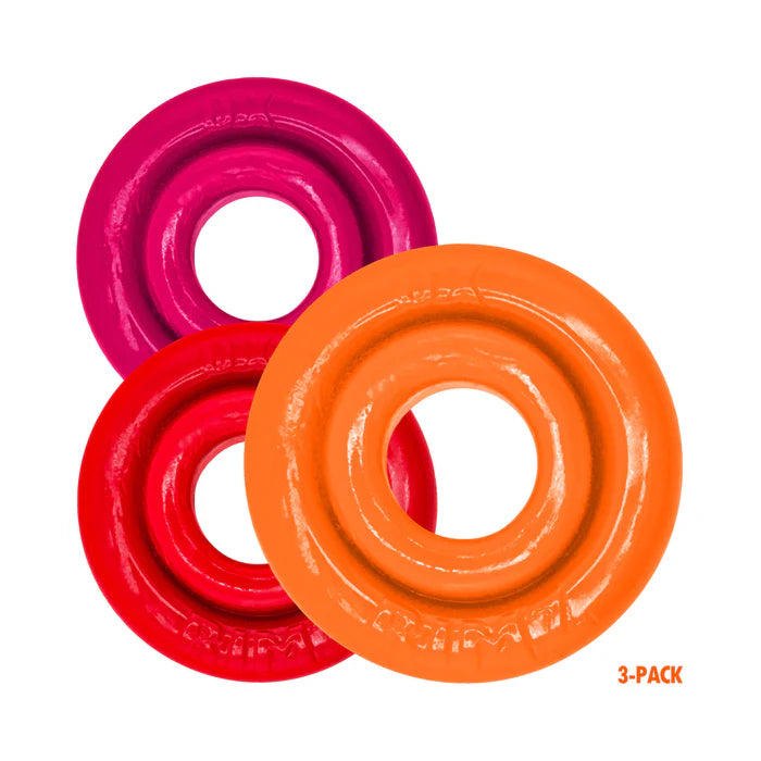Oxballs Rimringz Multi Size 3-Pack Fire Hots
