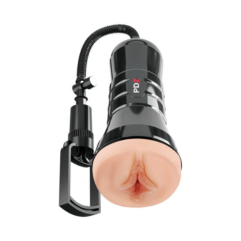 PDX Extreme Wet Pussies Super Sucker XXL Stroker Light