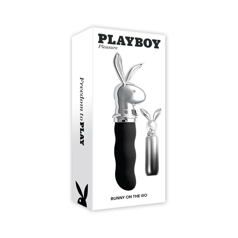 Playboy Bunny On The Go Travel Vibrator 10-Speed Waterproof