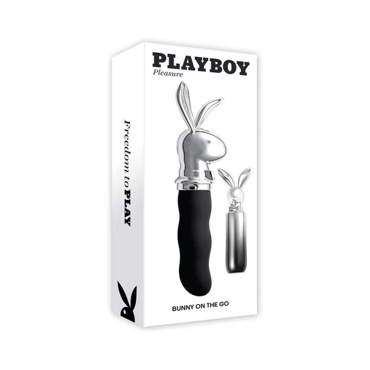 Playboy Bunny On The Go Travel Vibrator 10-Speed Waterproof