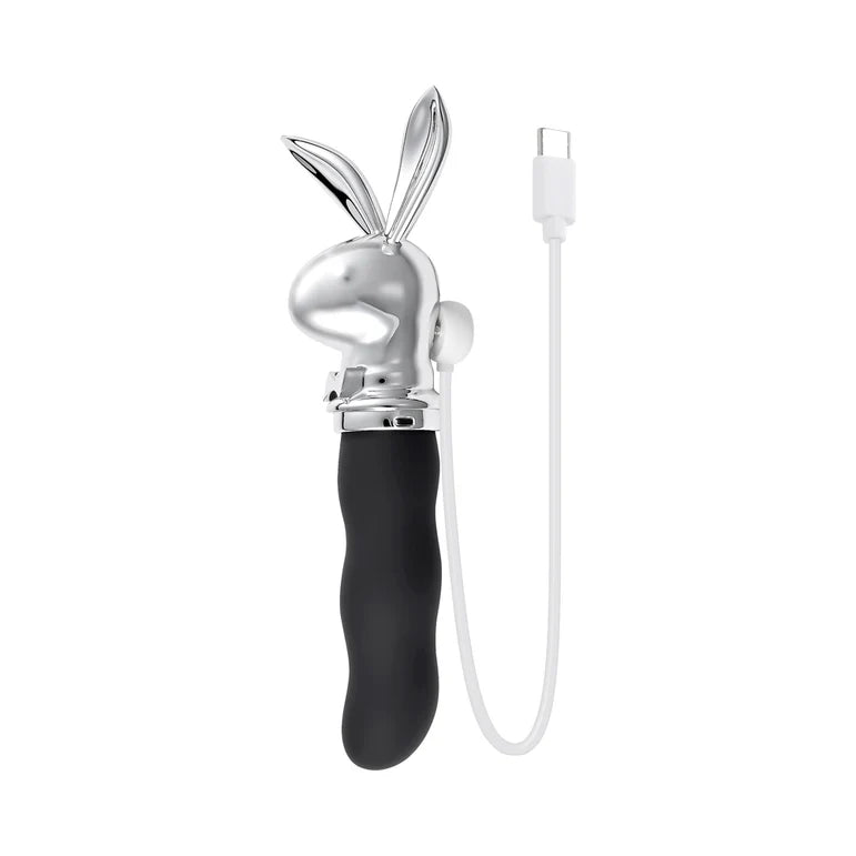 Playboy Bunny On The Go Travel Vibrator 10-Speed Waterproof