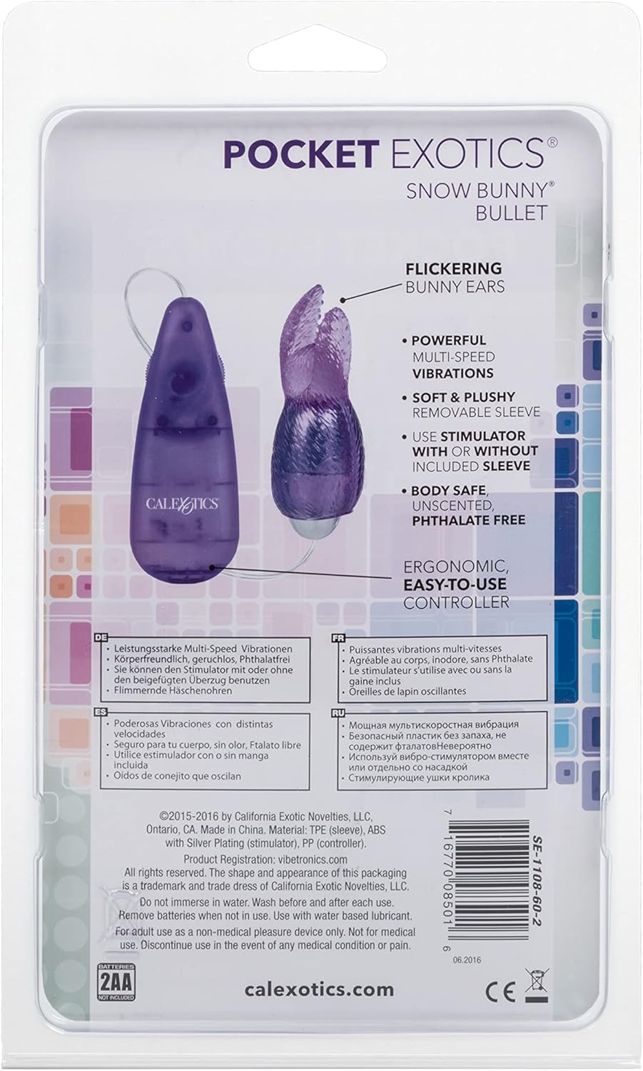 Pocket Exotics Snow Bunny Bullet - Purple