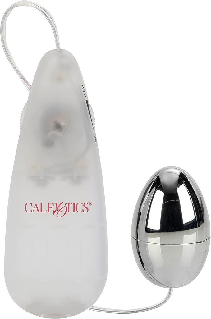 Pocket Exotics Vibrating Silver Egg