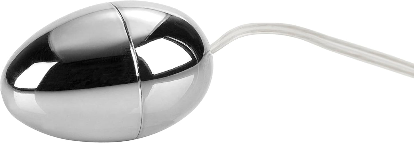 Pocket Exotics Vibrating Silver Egg