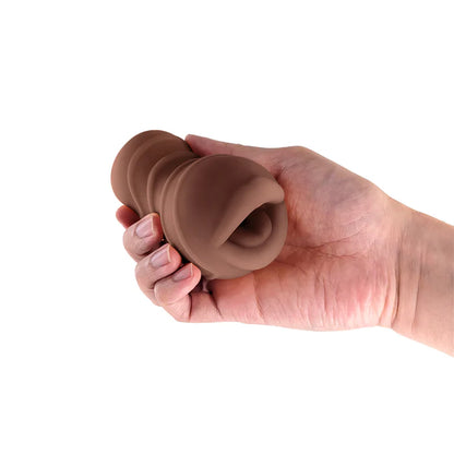 Pocket Pals Mouth Stroker Brown