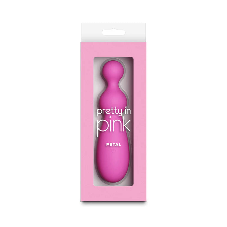 Pretty in Pink Petal Pink Beaded Vibrator by NS Novelties