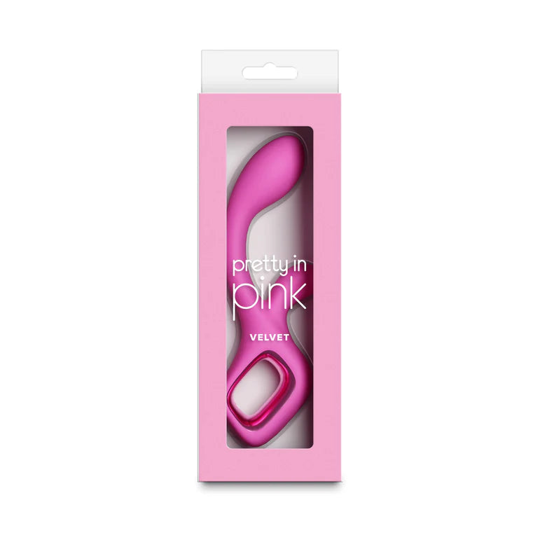 Pretty in Pink Velvet Pink G-Spot Rabbit Vibrator