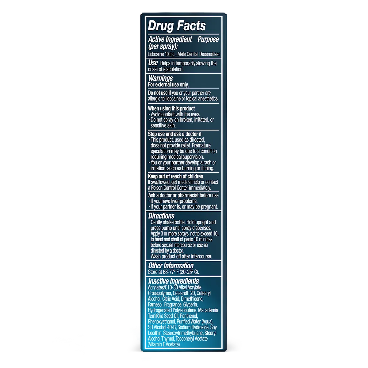 Promescent Climax Control Desensitizer Spray (20 Sprays) 0.09 oz.