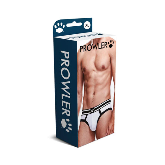 Prowler Brief White/Black L