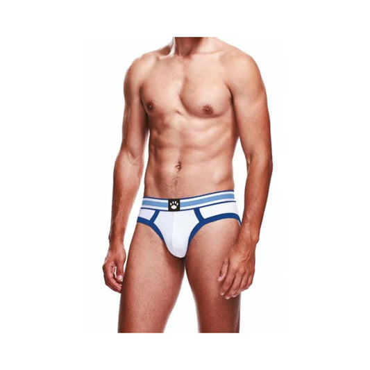 Prowler Brief White/Blue XL