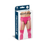 Prowler Lace Garter Set Pink XL