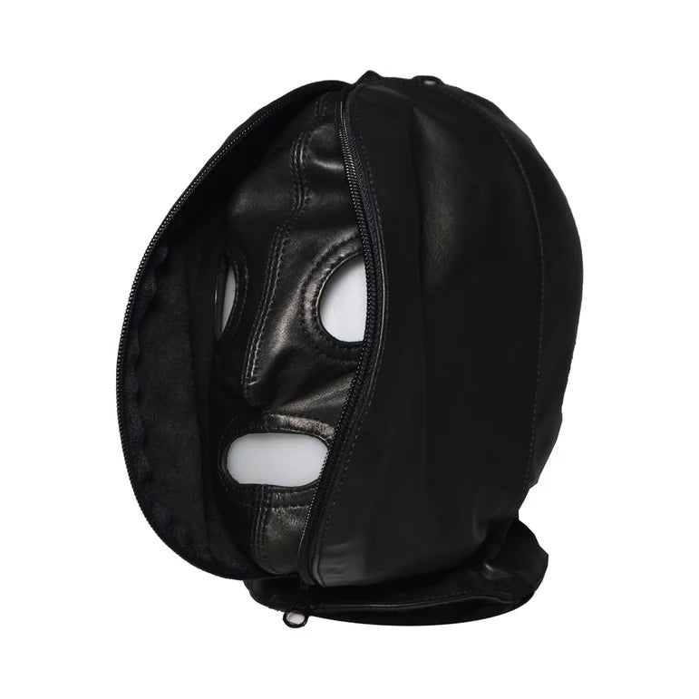 Prowler RED Leather Double Hood with Front Zipper