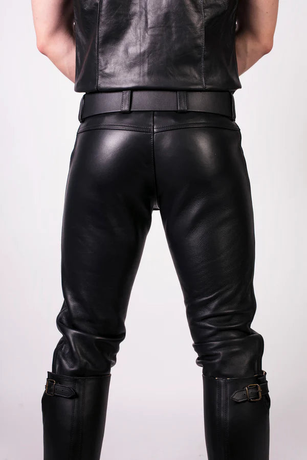 Prowler RED Leather Jeans Black 35 in.