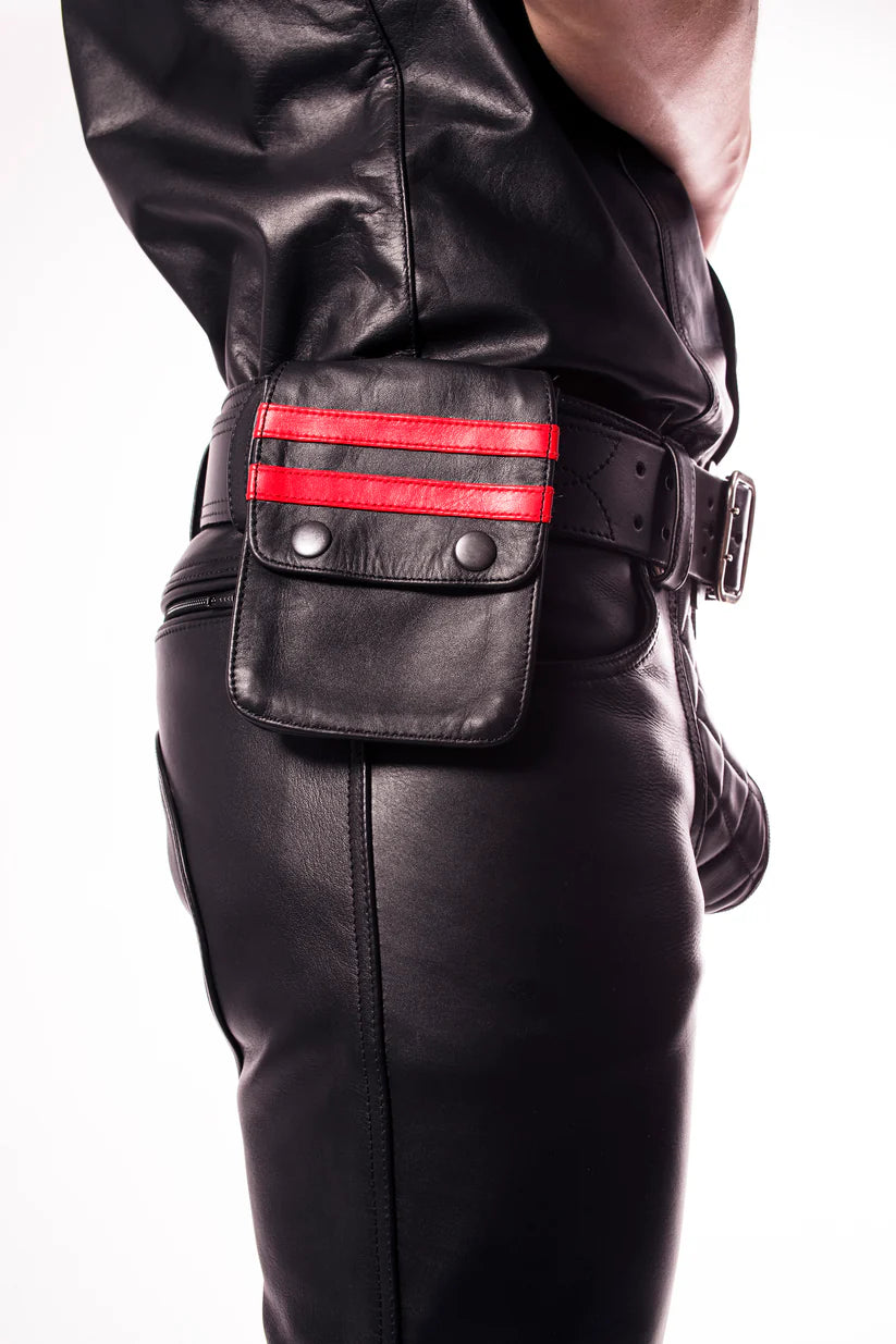 Prowler RED Leather Wallet Black/Red