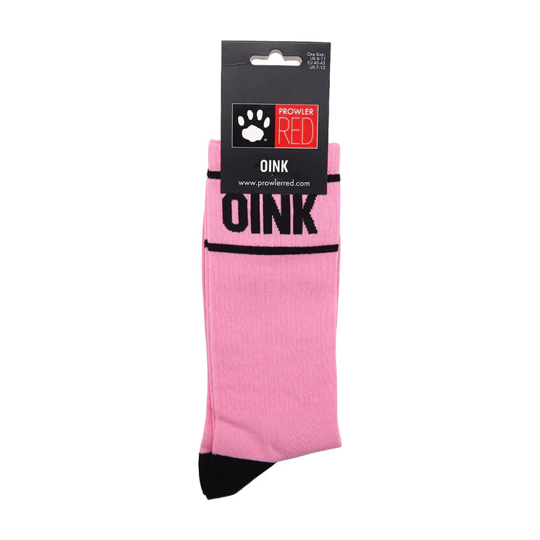 Prowler RED Oink Socks Pink