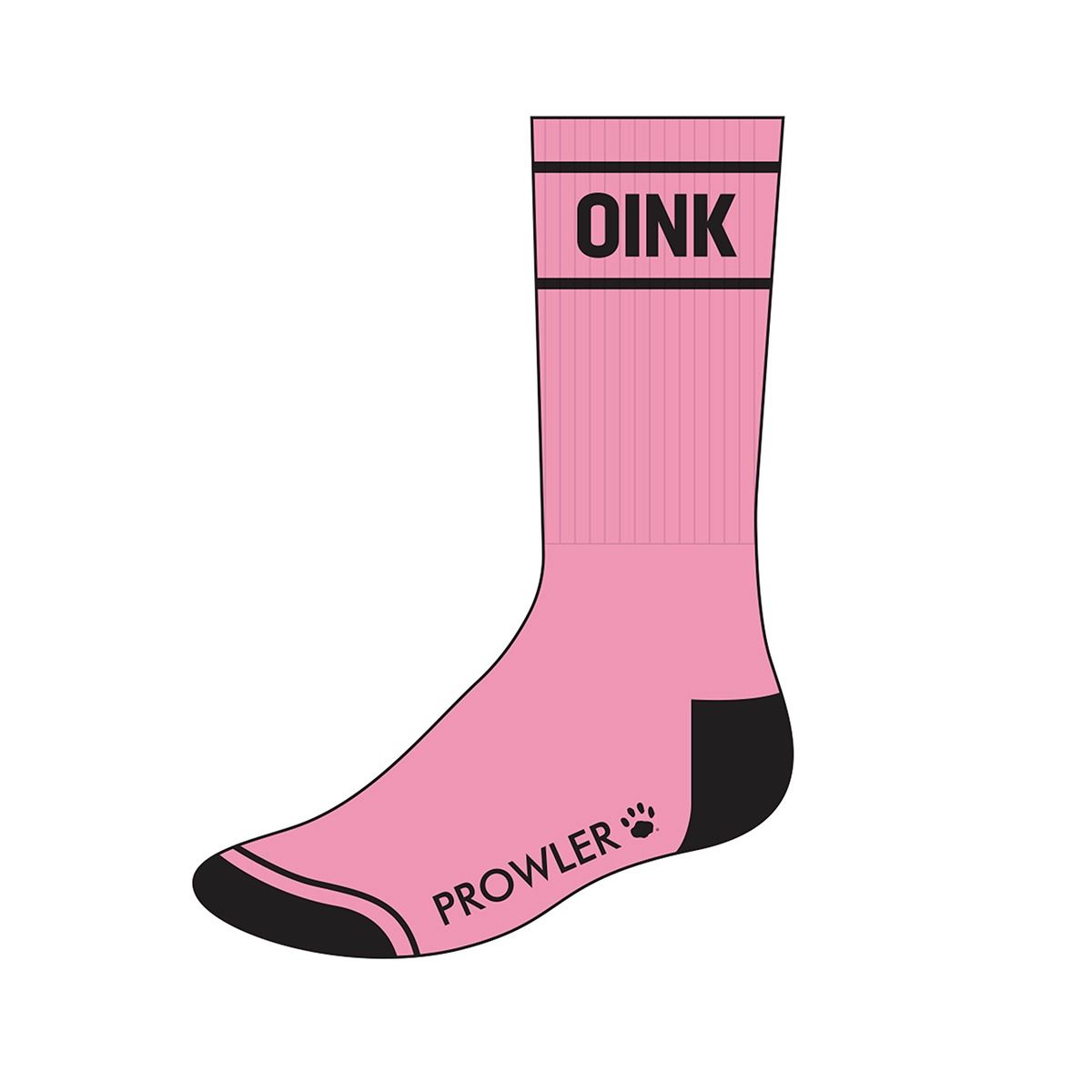 Prowler RED Oink Socks Pink