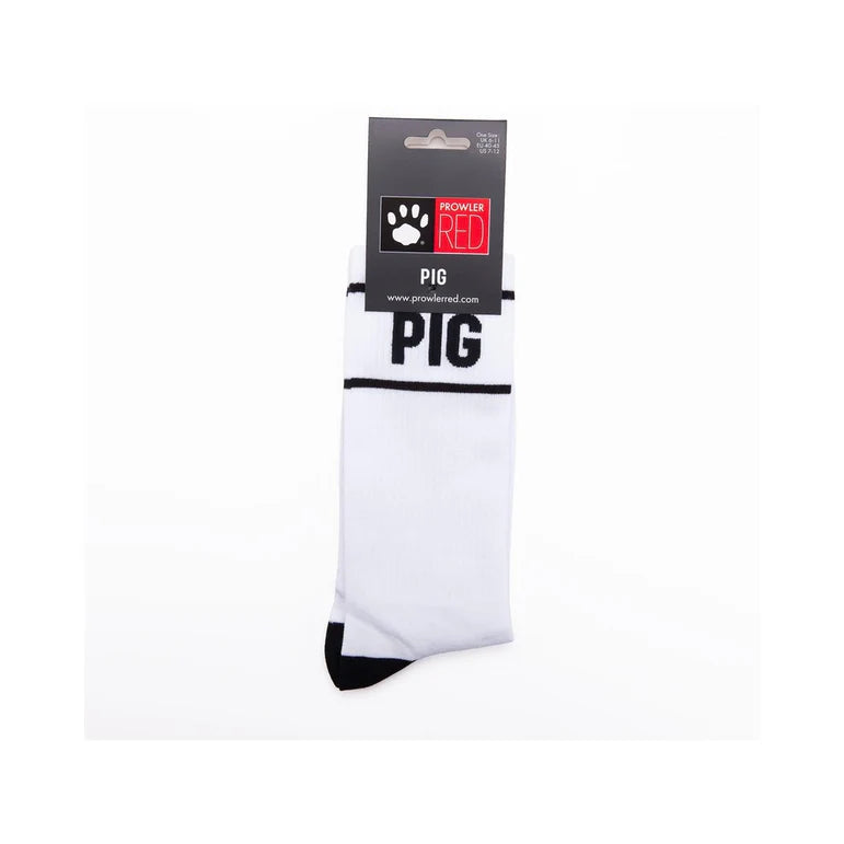 Prowler RED Pig Socks White One size fits most