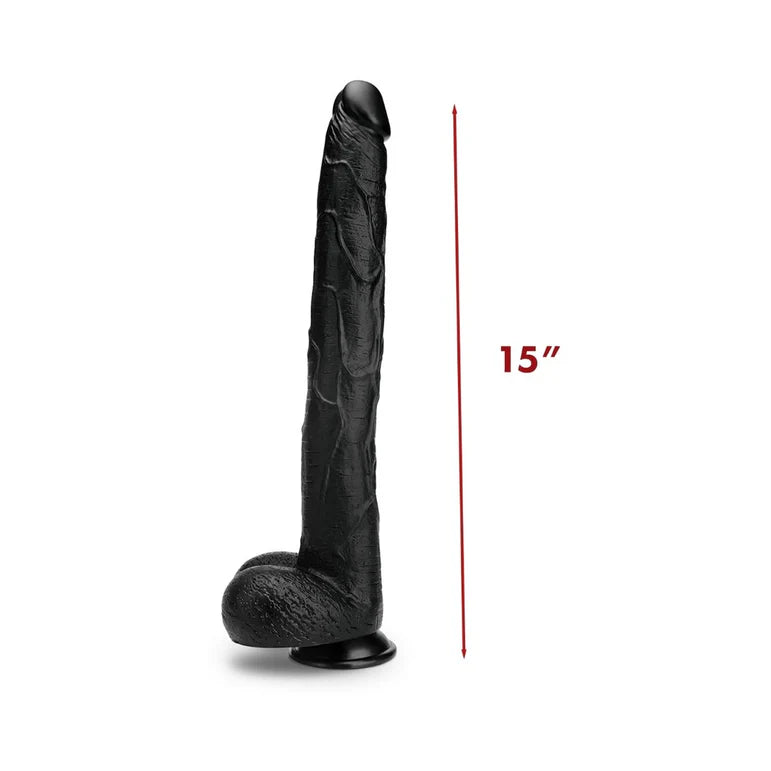 Prowler RED The Destroyer 15 in. Dildo Black