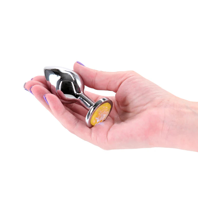 Rear Assets Silver Medium Yellow Gem