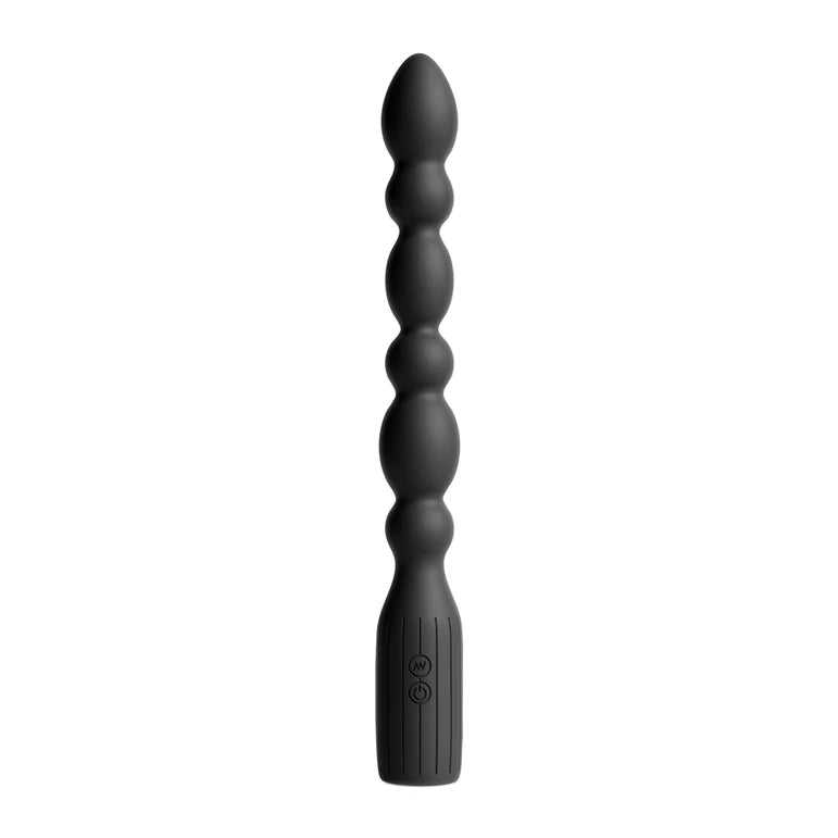 Renegade Prime Black Extra-Long Vibrating Beads by NS Novelties