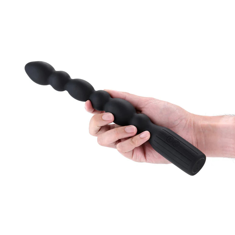 Renegade Prime Black Extra-Long Vibrating Beads by NS Novelties